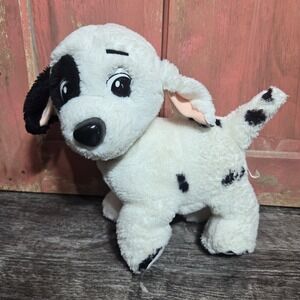 Vintage 101 Dalmations Patch Stuffed Animal Dog Plush Toy 1991 Mattel Well Loved
